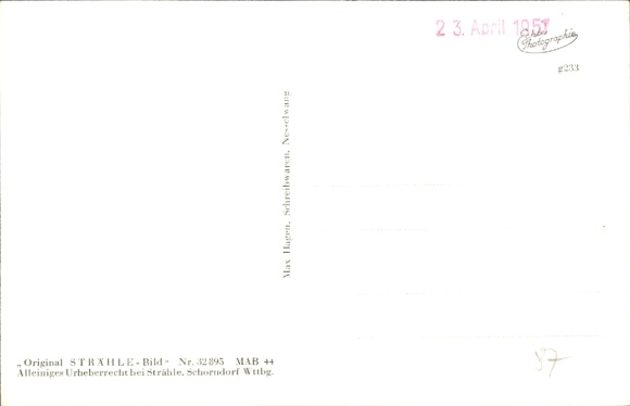 Postcard Nesselwang in Allgäu, aerial photograph