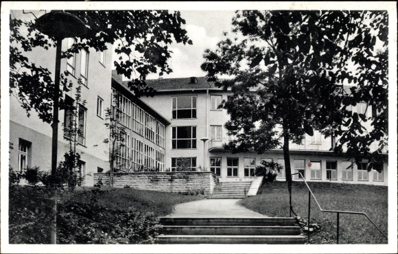 PC Biberach an der Riss in Upper Swabia, partial view of the district hospital
