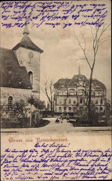 PC Berlin Reinickendorf, street section at the church