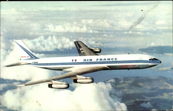 KP Francuski samolot pasażerski Air France, Boeing 707 Intercontinental, F-BHSB