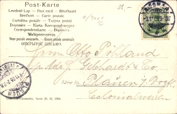 Postcard Neustadt near Chemnitz, Kickelhayn canning factory, autumn association meeting of stenographers' associations