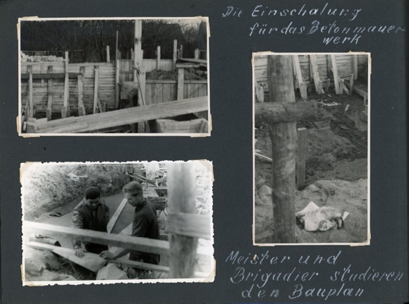 Photo Album Dierberg near Rheinsberg, 267 photos, house construction 1957 -1963, unique contemporary testimony