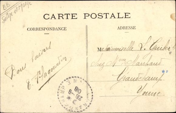 Ak Lorrez-le-Bocage Seine et Marne, kasteel van de graaf van Segur
