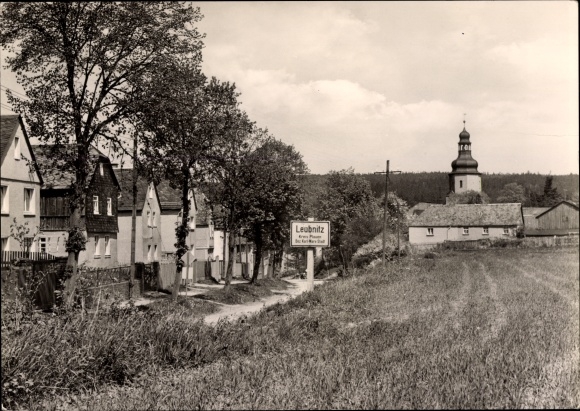 Ansichtkaart Leubnitz Rosenbach im Vogtland, stadsgezicht