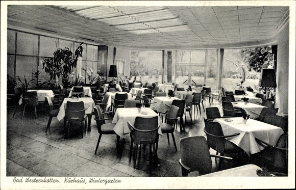 Postcard Westernkotten Erwitte in Westfalen, Kurhaus, Wintergarten