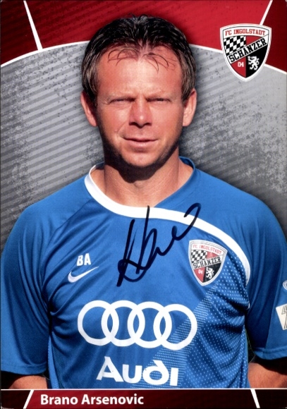 Autogrammkarte Towart Trainer Brano Arsenovic, FC Ingolstadt, Autogramm