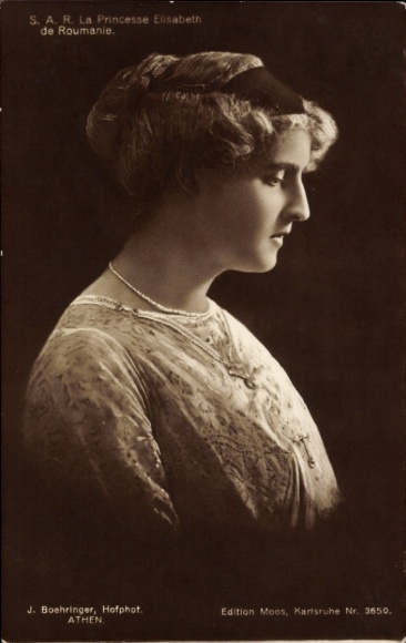 PC Elizabeth of Romania, Queen Elizabeth of Greece, portrait