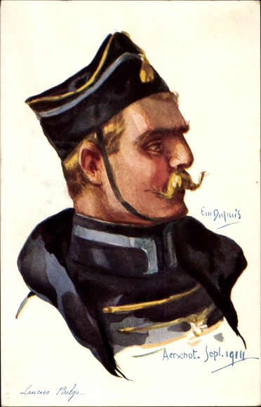 Artysta KP Dupuis, Em., Lancier belge, belgijski żołnierz