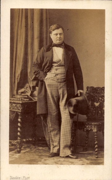 CdV politician Alexandre Colonna-Walewski, portrait