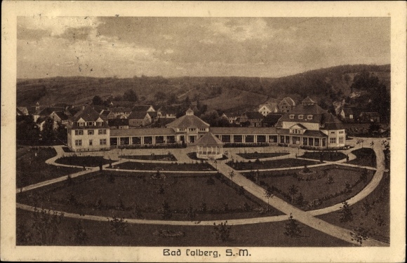 Postcard Bad Colberg Heldburg in Thuringia, Kurhaus, general view