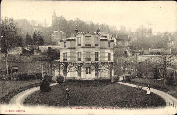 Postcard Villennes Yvelines, A corner of Villennes