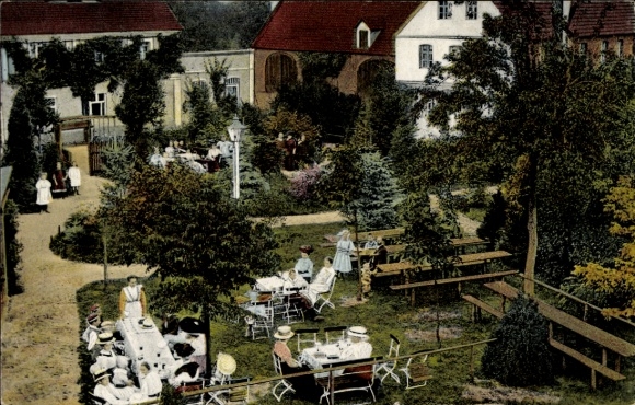 Postcard Hoyerswerda in Upper Lusatia, Restaurant Zur Mühle Wassenburg
