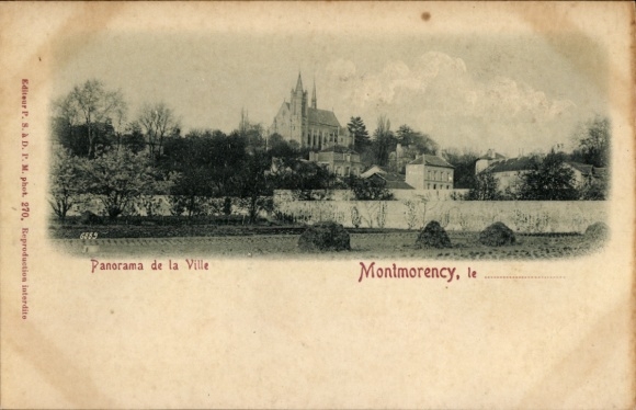 Ak Montmorency Val d’Oise, Panorama de la Ville