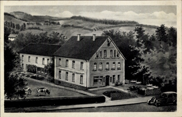 Postcard Bad Eilsen Lower Saxony, Guesthouse and Pension Jägerhof