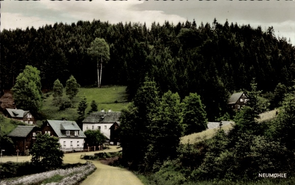 Postcard Dürrenwaid Geroldsgrün Upper Franconia, Neumühle