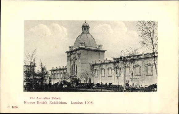 Set von 68 Ansichtskarten, London, Französisch - Britische Ausstellung 1908