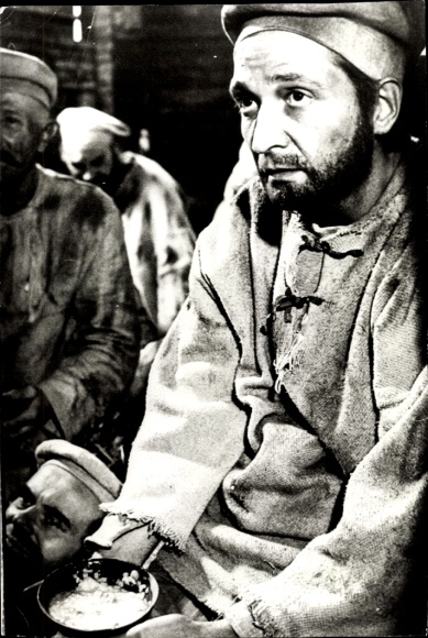 Postcard actor Paul-Albert Krumm, film Psychogram of a Player, role Dostrjewskij, autograph
