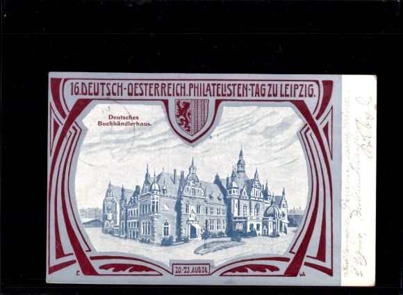 Postwaardestuk Ak PP 20 C7 01, 16e Duitse Filatelistendag 1904