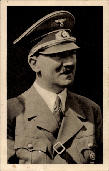KP Führer i kanclerz Rzeszy Adolf Hitler, portret w mundurze partyjnym