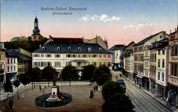 Ak Bad Kreuznach, Bismarckplatz