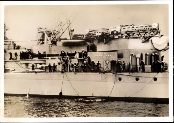 Photo Hoffmann, Heinrich, British battleship Royal Oak, October 1939