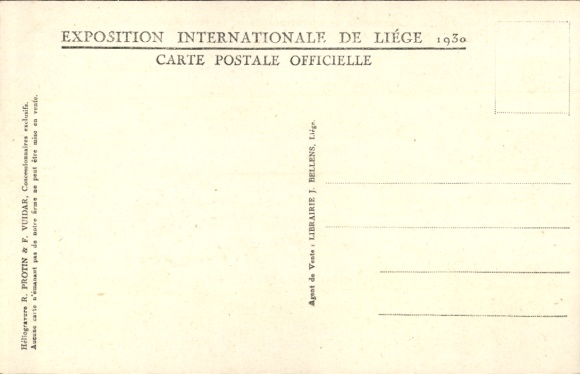 Postcard Liège Liège Wallonia, Exhibition 1930, Pavillon du Sucre
