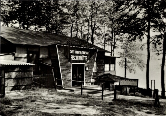 Postcard Ückeritz on Usedom, Fischerhütte guesthouse