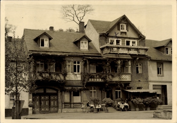 Ak Leutenberg in Thüringen, Pension L. Schmidt