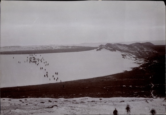 Fotolijst op Sylt, duinen 1900