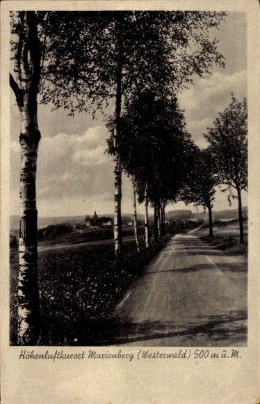 Ak Bad Marienberg im Westerwald, Straße