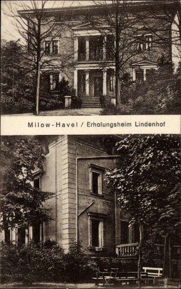 Postcard Milow in Havelland, Lindenhof rest home