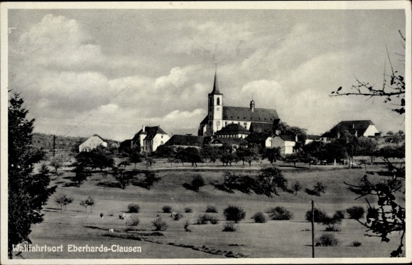 Ak Eberhardsklausen Klausen in der Eifel Rheinland Pfalz, Gesamtansicht