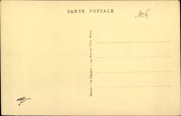 Postcard Yvetot Seine Maritime, Church