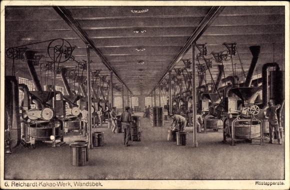 Artist PC Hamburg Wandsbek, Reichardt cocoa factory, roasters
