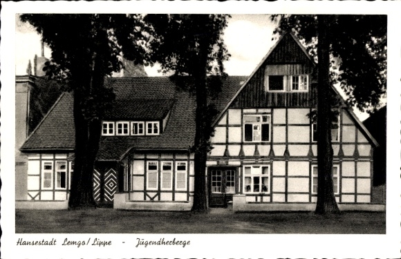 Ak Lemgo Lippe, Blick auf die Jugendherberge