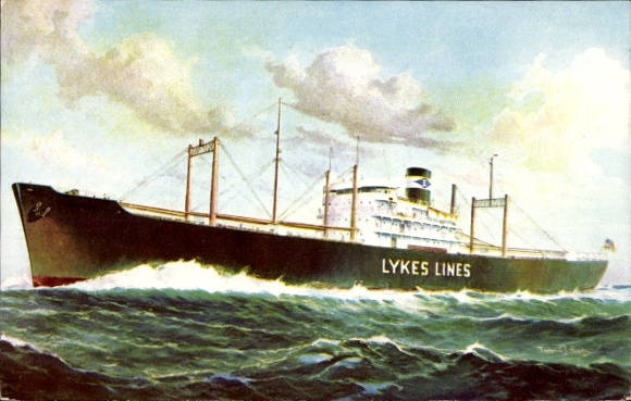 Ak-vrachtschip Lykes Lines