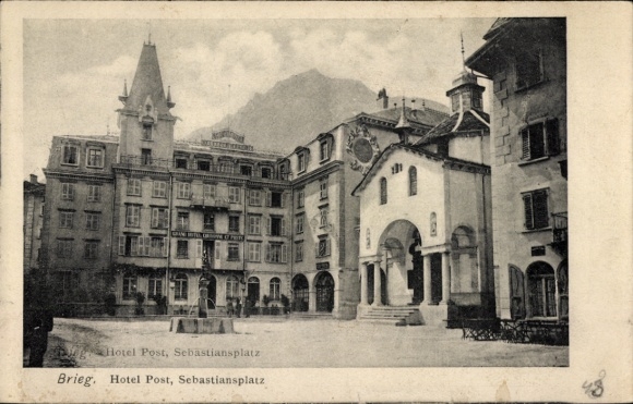 KP Brzeg Brieg Śląsk, Hotel Post, Sebastiansplatz
