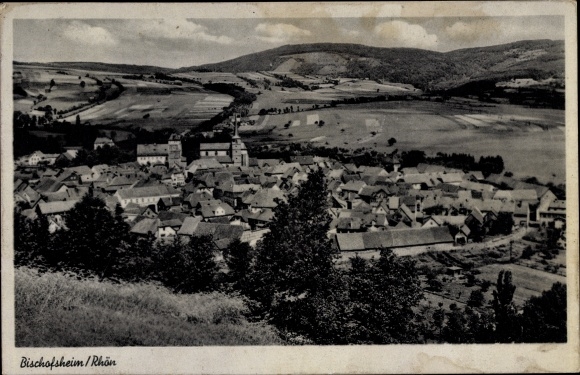 KP Bischofsheim an der Rhön w Dolnej Frankonii, panorama