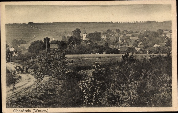 Ansichtkaart Oberdreis Neuwied am Rhein, gedeeltelijk aanzicht