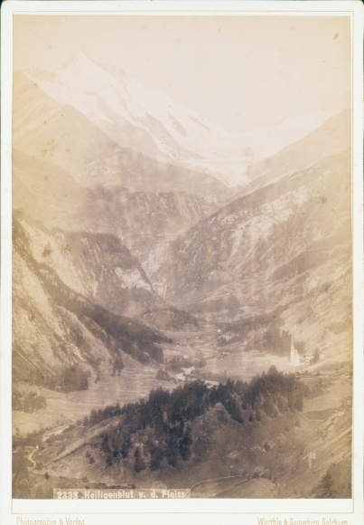 Cabinet photo Heiligenblut am Großglockner in Carinthia, mountain landscape