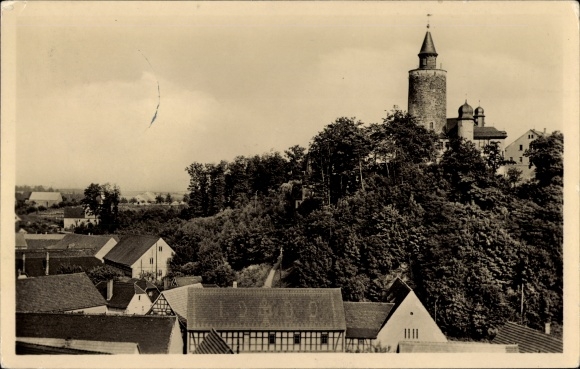 Postcard Posterstein in Altenburger Land, Posterstein Castle