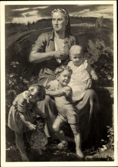 Künstler Ak Heymann, Richard, In sicherer Hut