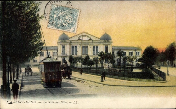Postcard Saint Denis Seine Saint Denis, La Salle des Fetes
