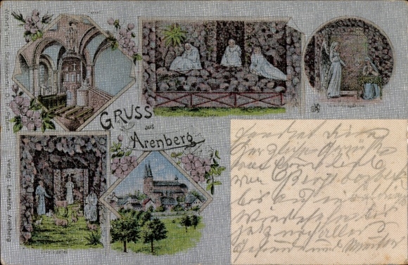 Silk PC Arenberg Koblenz am Rhein, angel, praying woman
