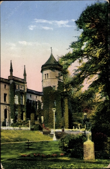 PC Hamburg Altona, Horticultural Exhibition 1914, Donner&#39;s Castle with Castle Cafe