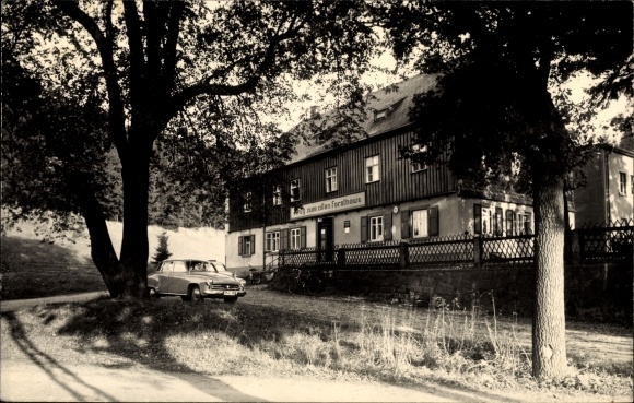 Postcard Tannenbergsthal in Vogtland, company holiday home of the GHG Lebensmittel Plauen
