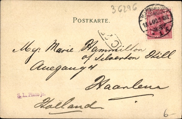 Artist Chromo-Litho Schmohl, P., Hanover in Lower Saxony, Georgstrasse