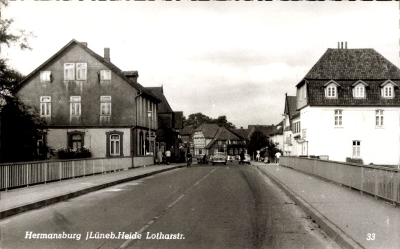 Ak Hermannsburg in der Lüneburger Heide, Lotharstraße