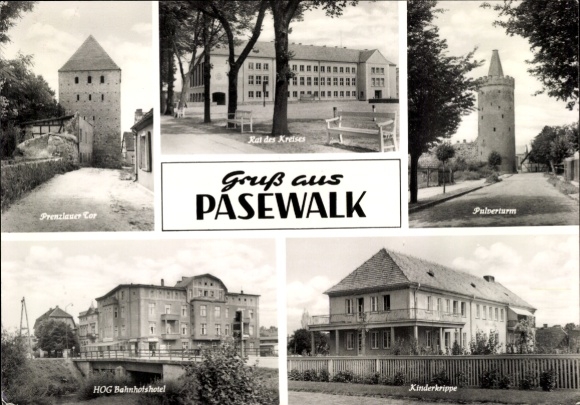 KP Pasewalk w Meklemburgii-Pomorzu Przednim, Prenzlauer Tor, HOG Bahnhofshotel, Rada Powiatu, Pul...
