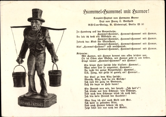 Song Ak Hamburg, Hummel Hummel z humorem, nosicielem wody